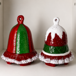 Ceramic Christmas Music Bell